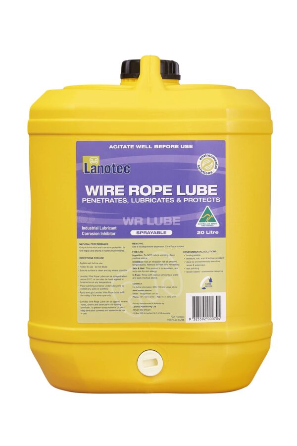 Wire rope lube -Lanotec
